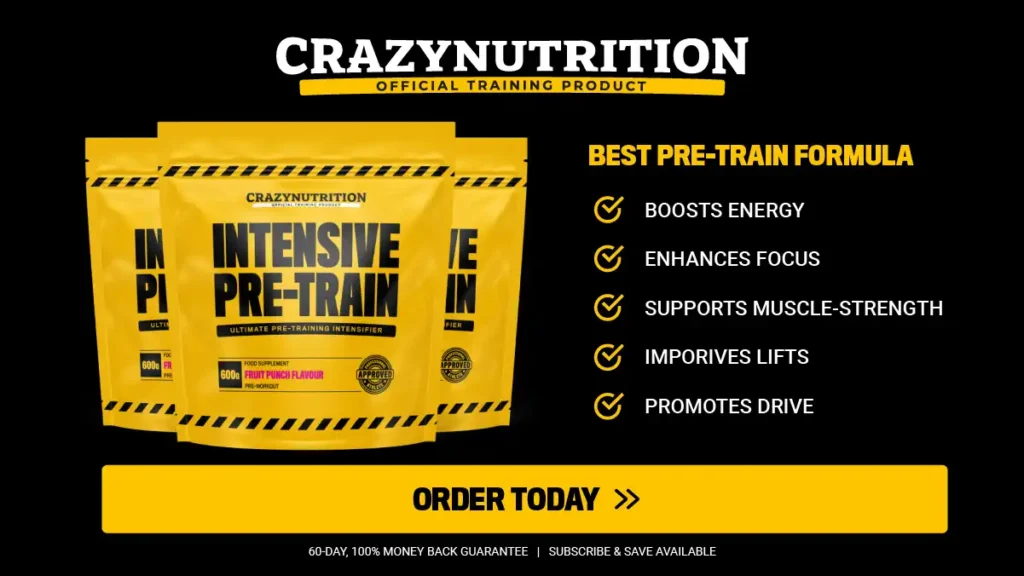 Best Workout Routines for Women: Build Strength, Burn Fat & Stay Fit 2 CrazyNutrition Pre Train 1200x675 1 1