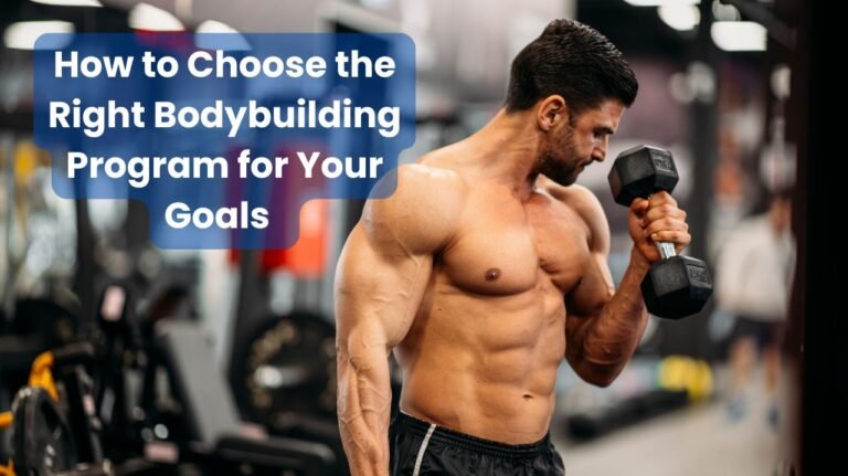 How to Choose the Right Bodybuilding Program for Your Goals